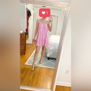 Buddy Love pink mini dress, size large